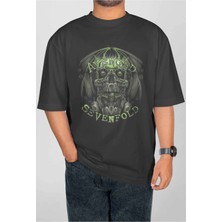 Buzagi Avenged Sevenfold Dijital Baskı Oversize Unisex Tişört