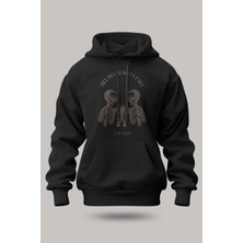 Buzagi Till Death Oversize Kapüşonlu Unisex Şardonlu Sweatshirt