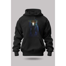 Buzagi Iron Maiden Oversize Kapüşonlu Unisex Şardonlu Sweatshirt
