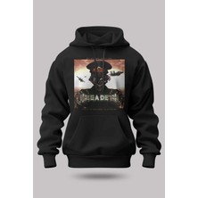 Buzagi Megadeth Oversize Kapüşonlu Unisex Şardonlu Sweatshirt