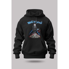 Buzagi Motörhead Oversize Kapüşonlu Unisex Şardonlu Sweatshirt