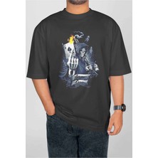 Buzagi Pearl Jam Dijital Baskı Oversize Unisex Tişört