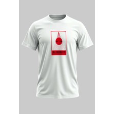 Buzagi All Seeing Eye Dijital Baskı Regular Kalıp Beyaz Unisex Tişört