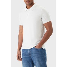 Calvin Klein Pamuklu Slim Fit Düğmeli Polo LV04LF200GYAF Erkek Polo LV04LF200G Yaf