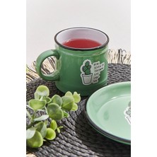 Paşabahçe Hisli Şeyler Kaktüs Kupa Yeşil