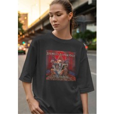 Buzagi Iron Maiden Dijital Baskı Oversize Unisex Tişört