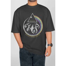 Buzagi Pink Floyd Dijital Baskı Oversize Unisex Tişört