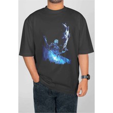 Buzagi Rhapsody Of Fire Dijital Baskı Oversize Unisex Tişört