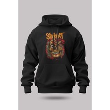 Buzagi Slipknot Oversize Kapüşonlu Unisex Şardonlu Sweatshirt