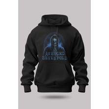 Buzagi Avenged Sevenfold Oversize Kapüşonlu Unisex Şardonlu Sweatshirt