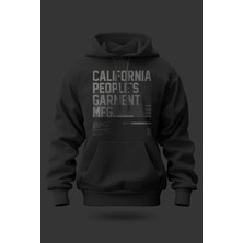 Buzagi California Oversize Kapüşonlu Unisex Şardonlu Sweatshirt