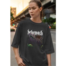 Buzagi Behemoth Dijital Baskı Oversize Unisex Tişört