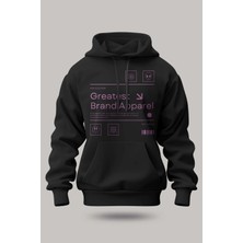 Buzagi Apparel Oversize Kapüşonlu Unisex Şardonlu Sweatshirt
