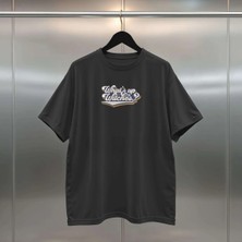 Buzagi Witches Oversize Dijital Baskılı Siyah Tişört