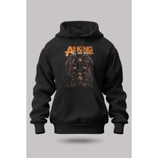 Buzagi Asking Alexandria Oversize Kapüşonlu Unisex Şardonlu Sweatshirt