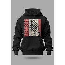 Buzagi Genesis Oversize Kapüşonlu Unisex Şardonlu Sweatshirt