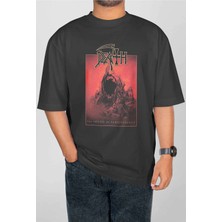 Buzagi Death Dijital Baskı Oversize Unisex Tişört