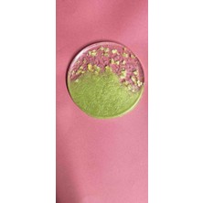 Miina Aksesuar Epoksi Reçine ile Hazırlanmış Dekoratif Bir bardak Altlığıdır