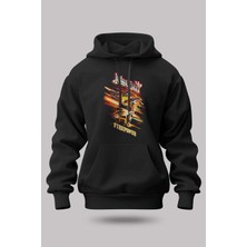 Buzagi Judas Priest Oversize Kapüşonlu Unisex Şardonlu Sweatshirt