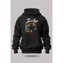 Buzagi Savatage Oversize Kapüşonlu Unisex Şardonlu Sweatshirt