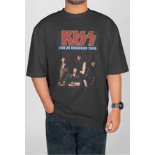 Buzagi Kiss Dijital Baskı Oversize Unisex Tişört