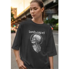 Buzagi Lamb Of God Dijital Baskı Oversize Unisex Tişört