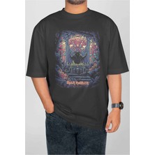 Buzagi Iron Maiden Dijital Baskı Oversize Unisex Tişört