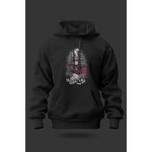 Buzagi Mona Lisa Oversize Kapüşonlu Unisex Şardonlu Sweatshirt