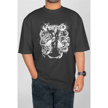 Buzagi Aborted Dijital Baskı Oversize Unisex Tişört