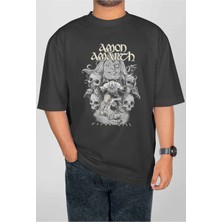 Buzagi Amon Amarth Dijital Baskı Oversize Unisex Tişört