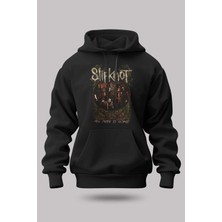 Buzagi Slipknot Oversize Kapüşonlu Unisex Şardonlu Sweatshirt
