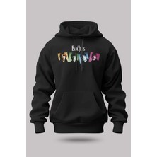 Buzagi The Beatles Oversize Kapüşonlu Unisex Şardonlu Sweatshirt