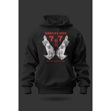 Buzagi Mesmerized Oversize Kapüşonlu Unisex Şardonlu Sweatshirt