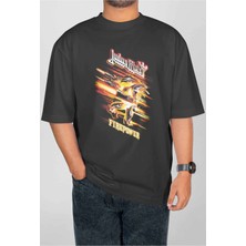 Buzagi Judas Priest Dijital Baskı Oversize Unisex Tişört