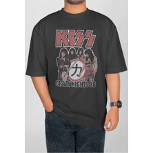 Buzagi Kiss Dijital Baskı Oversize Unisex Tişört