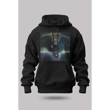 Buzagi Sepultura Oversize Kapüşonlu Unisex Şardonlu Sweatshirt