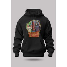 Buzagi Casual Friday Oversize Kapüşonlu Unisex Şardonlu Sweatshirt