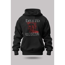 Buzagi The Exploited Oversize Kapüşonlu Unisex Şardonlu Sweatshirt