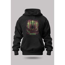 Buzagi Iron Maiden Oversize Kapüşonlu Unisex Şardonlu Sweatshirt