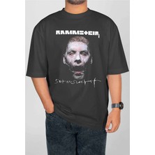 Buzagi Rammstein Dijital Baskı Oversize Unisex Tişört