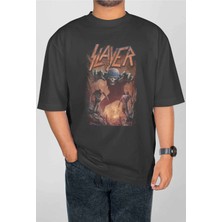 Buzagi Slipknot Dijital Baskı Oversize Unisex Tişört