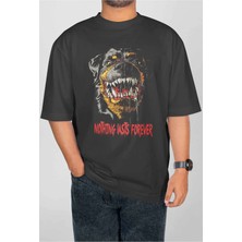 Buzagi Running Wild Dijital Baskı Oversize Unisex Tişört