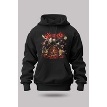 Buzagi Aborted Oversize Kapüşonlu Unisex Şardonlu Sweatshirt