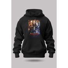 Buzagi Angra Oversize Kapüşonlu Unisex Şardonlu Sweatshirt