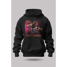 Buzagi Iron Maiden Oversize Kapüşonlu Unisex Şardonlu Sweatshirt