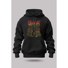 Buzagi Slipknot Oversize Kapüşonlu Unisex Şardonlu Sweatshirt