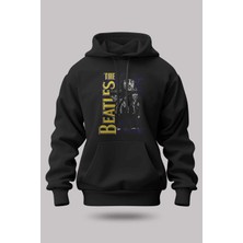 Buzagi The Beatles Oversize Kapüşonlu Unisex Şardonlu Sweatshirt