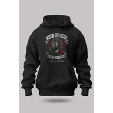 Buzagi Foo Fighters Oversize Kapüşonlu Unisex Şardonlu Sweatshirt