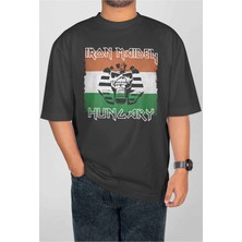 Buzagi Iron Maiden Dijital Baskı Oversize Unisex Tişört