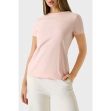 Guess Briana Pamuklu Regular Fit Taşlı Logolu Bisiklet Yaka T Shirt V3BI11J1314 Bayan T Shirt V3BI11 J1314 G63M